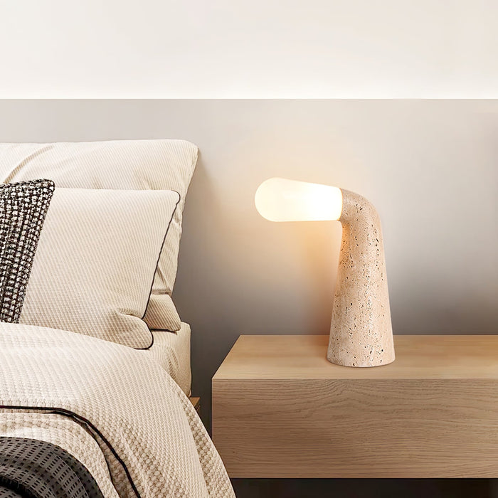 Nilo Travertine Table Lamp - Simprolos
