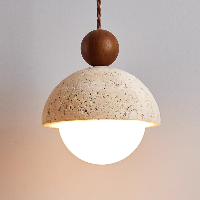 Niva Travertine Pendant Light - Simprolos