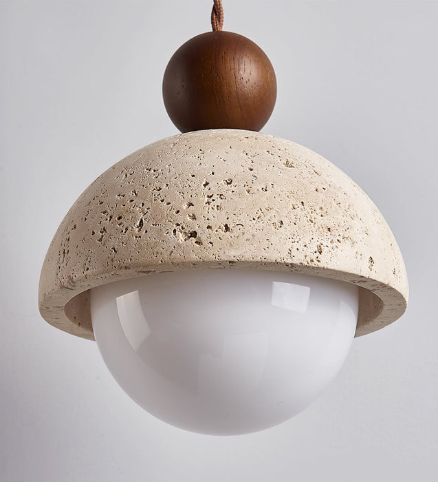 Niva Travertine Pendant Light - Simprolos