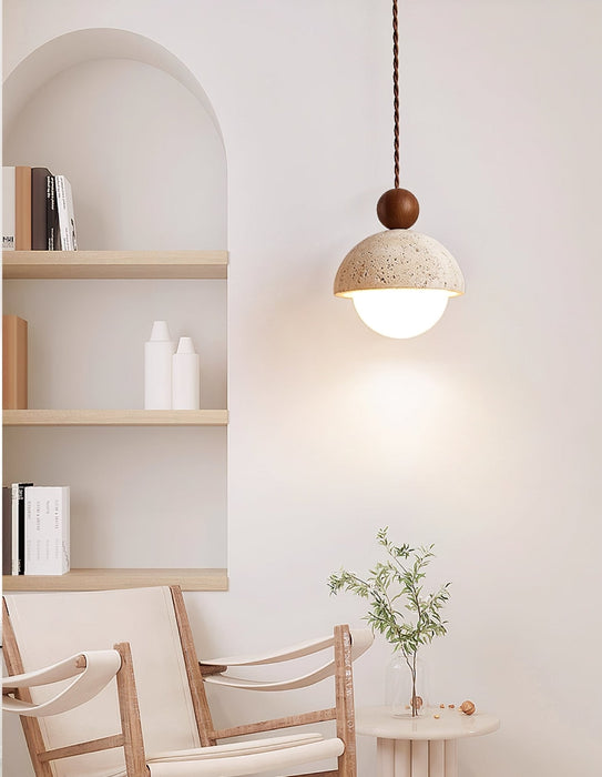 Niva Travertine Pendant Light - Simprolos