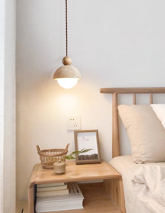 Niva Travertine Pendant Light - Simprolos