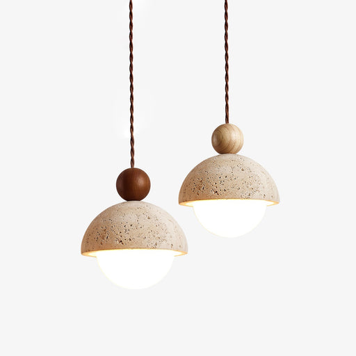 Niva Travertine Pendant Light - Simprolos