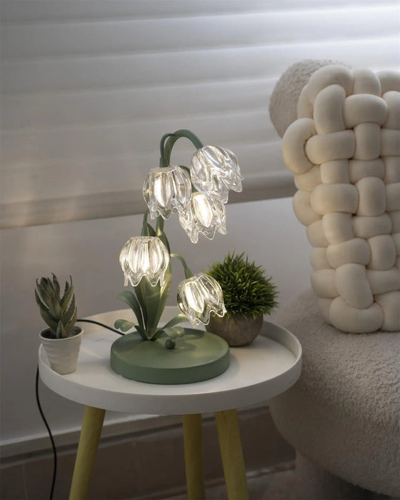 Niya Green Table Lamp - Simprolos