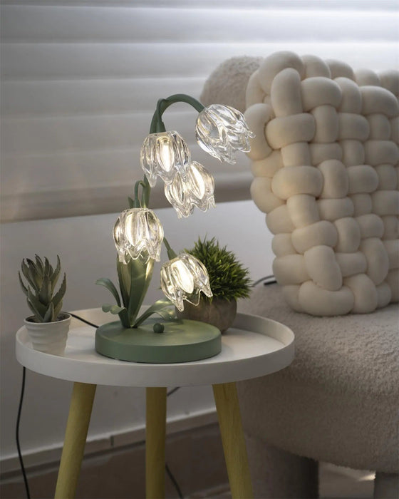 Niya Green Table Lamp - Simprolos