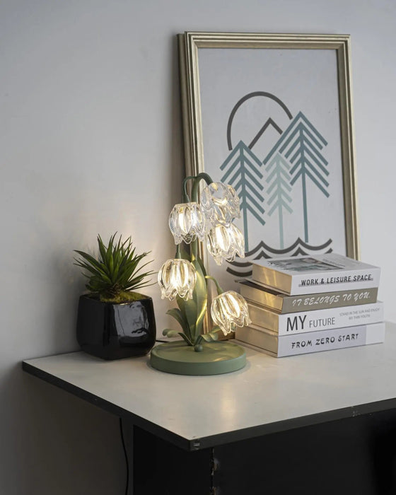 Niya Green Table Lamp - Simprolos