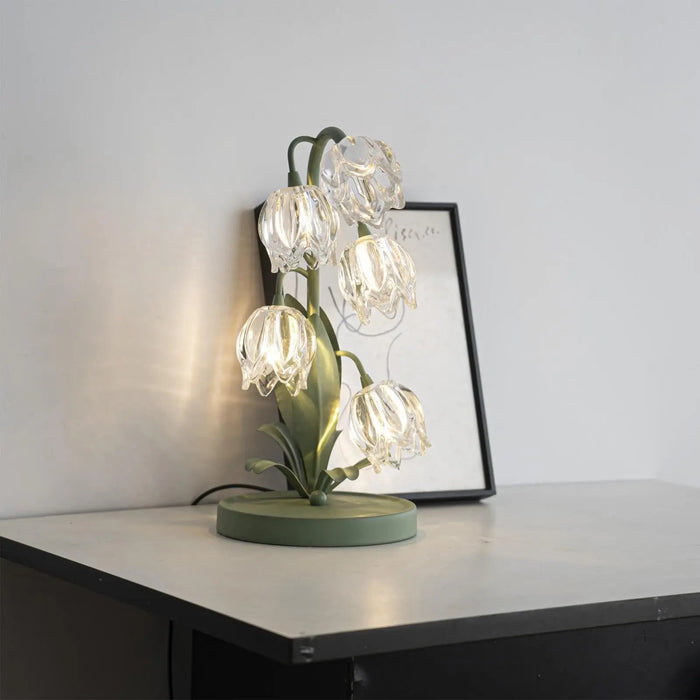 Niya Green Table Lamp - Simprolos