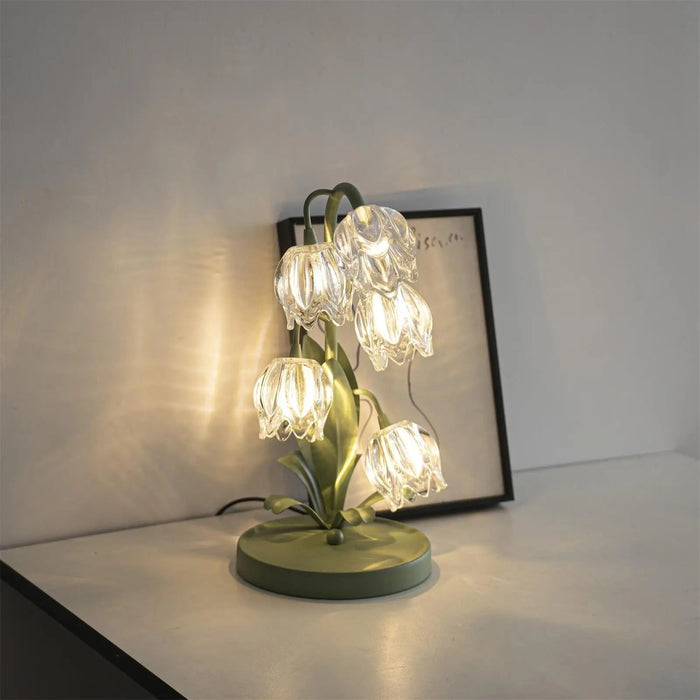 Niya Green Table Lamp - Simprolos