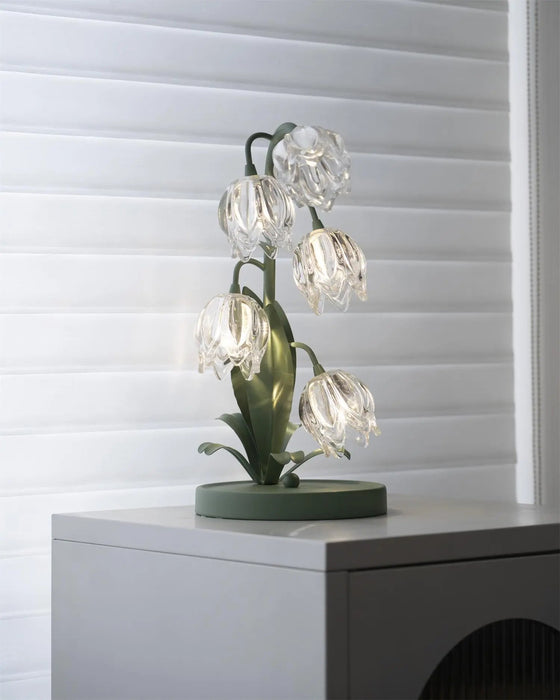 Niya Green Table Lamp - Simprolos