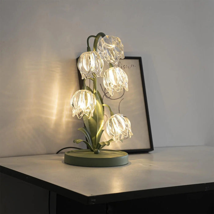 Niya Green Table Lamp - Simprolos