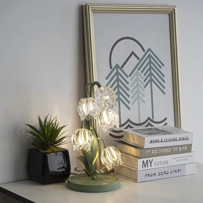 Niya Green Table Lamp - Simprolos