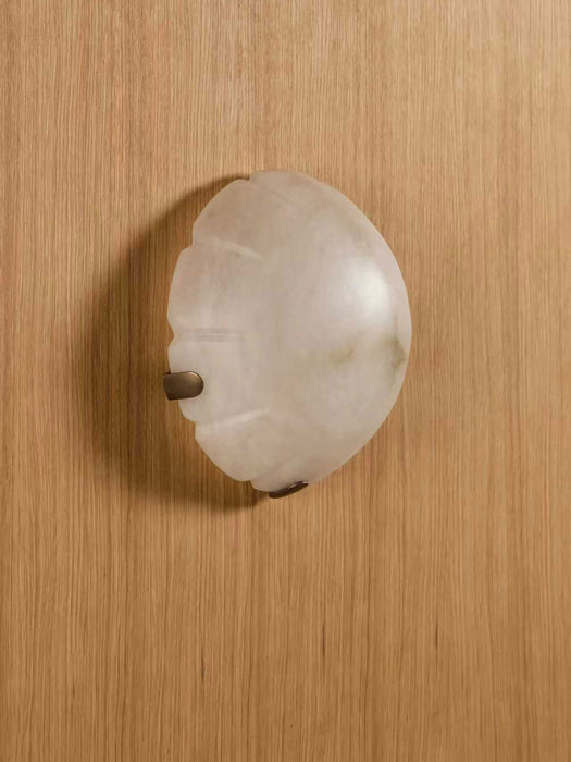 Noema Alabaster Wall Sconce - Simprolos