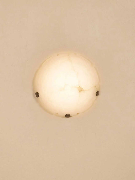Noema Alabaster Wall Sconce - Simprolos