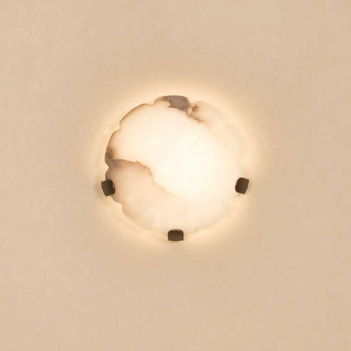 Noema Alabaster Wall Sconce - Simprolos