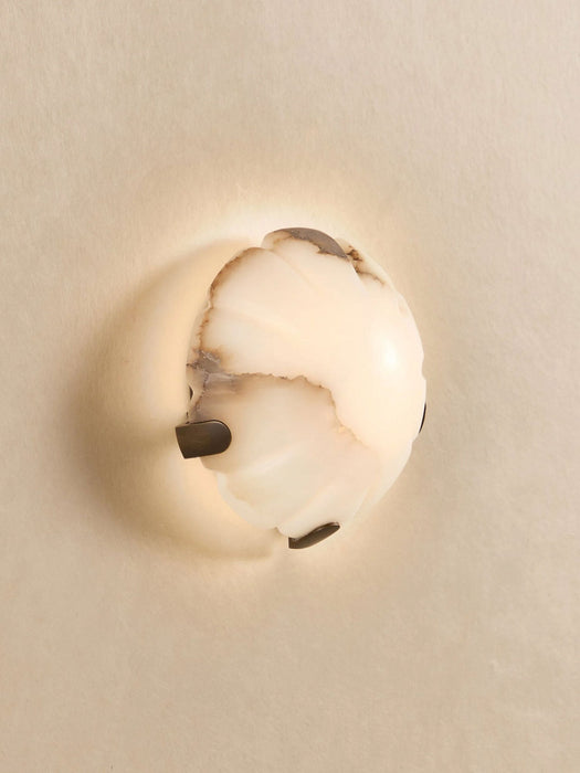 Noema Alabaster Wall Sconce - Simprolos