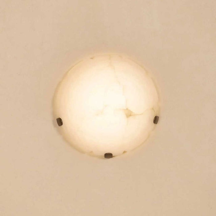 Noema Alabaster Wall Sconce - Simprolos