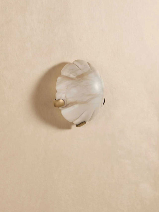 Noema Alabaster Wall Sconce - Simprolos