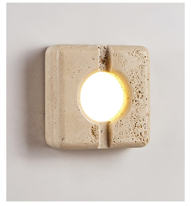 Nora Travertine Wall Light - Simprolos