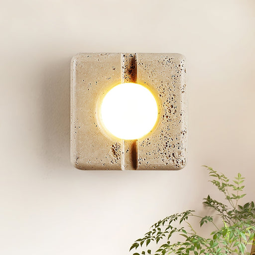 Nora Travertine Wall Light - Simprolos