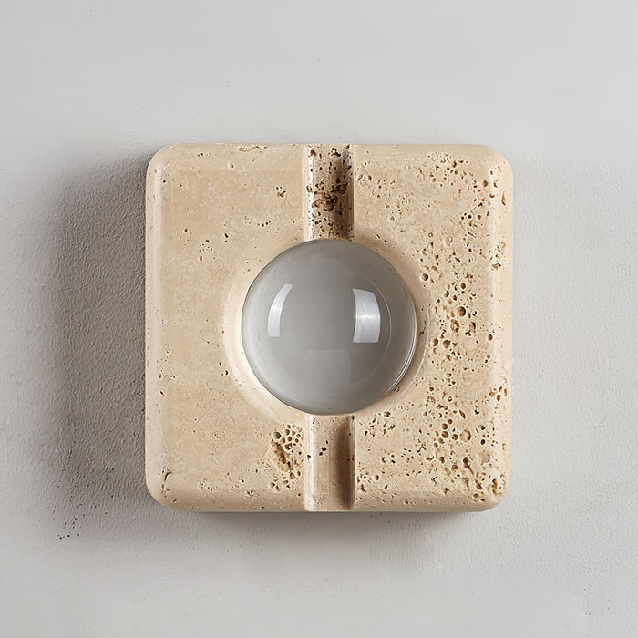 Nora Travertine Wall Light - Simprolos