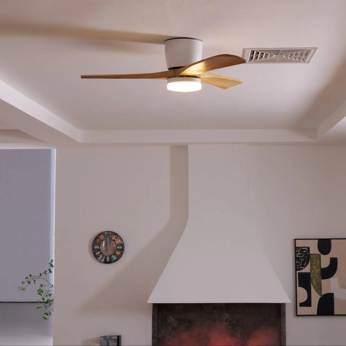 Nordic Wooden 42"/48" Ceiling Fan Light - Simprolos