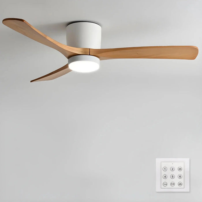Nordic Wooden 42"/48" Ceiling Fan Light - Simprolos