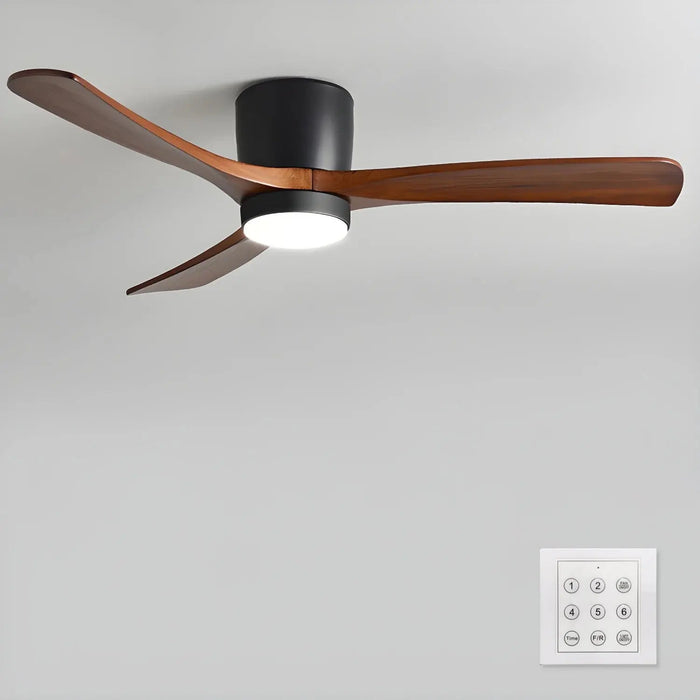 Nordic Wooden 42"/48" Ceiling Fan Light - Simprolos