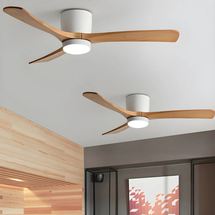 Nordic Wooden 42"/48" Ceiling Fan Light - Simprolos