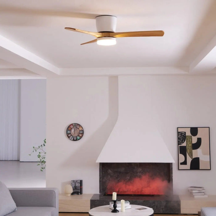 Nordic Wooden 42"/48" Ceiling Fan Light - Simprolos