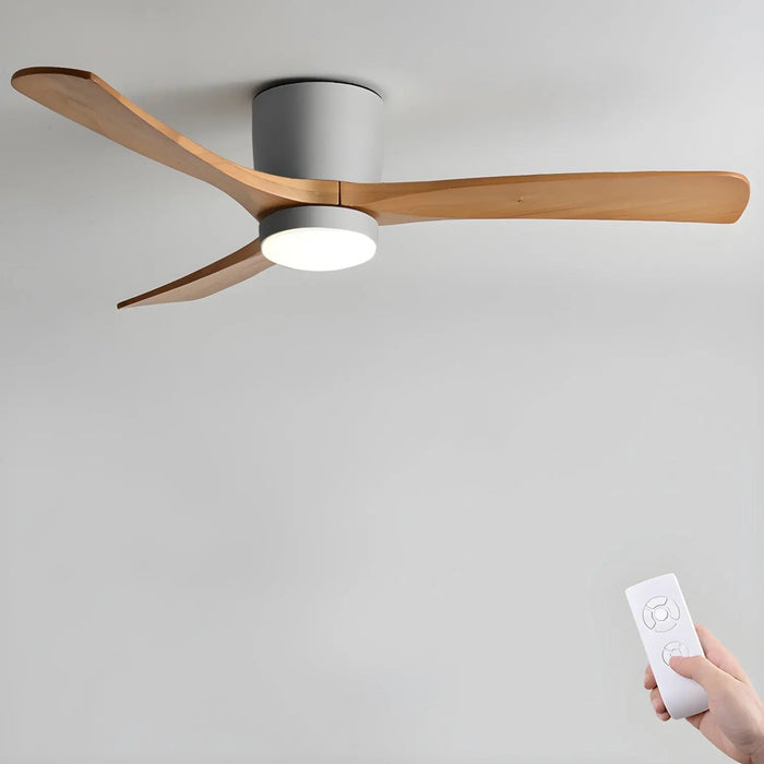 Nordic Wooden 42"/48" Ceiling Fan Light - Simprolos