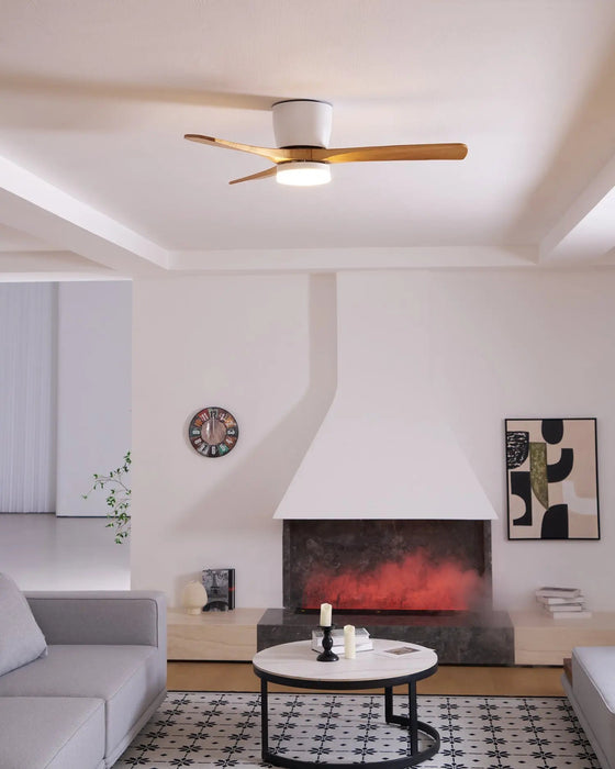 Nordic Wooden 42"/48" Ceiling Fan Light - Simprolos