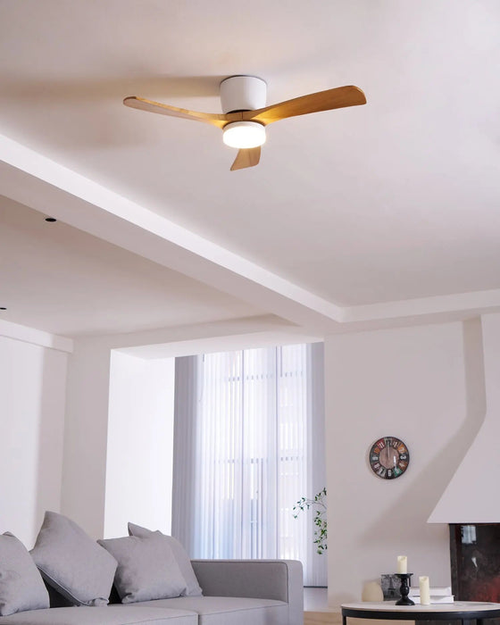 Nordic Wooden 42"/48" Ceiling Fan Light - Simprolos