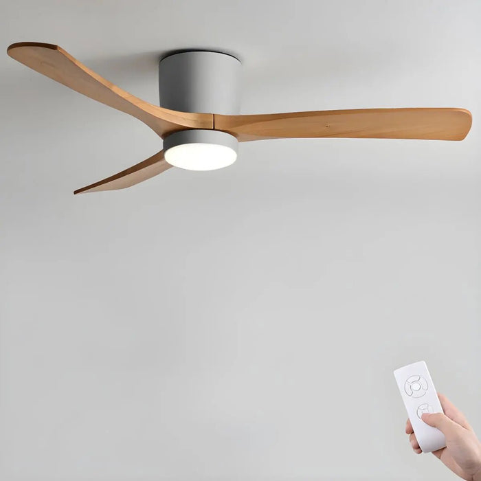 Nordic Wooden 42"/48" Ceiling Fan Light - Simprolos