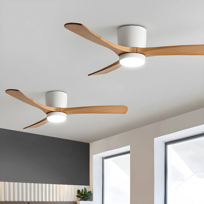 Nordic Wooden 42"/48" Ceiling Fan Light - Simprolos