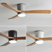 Nordic Wooden 42"/48" Ceiling Fan Light - Simprolos