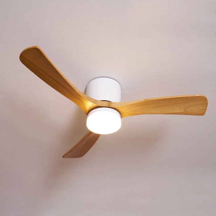 Nordic Wooden 42"/48" Ceiling Fan Light - Simprolos