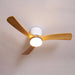 Nordic Wooden 42"/48" Ceiling Fan Light - Simprolos