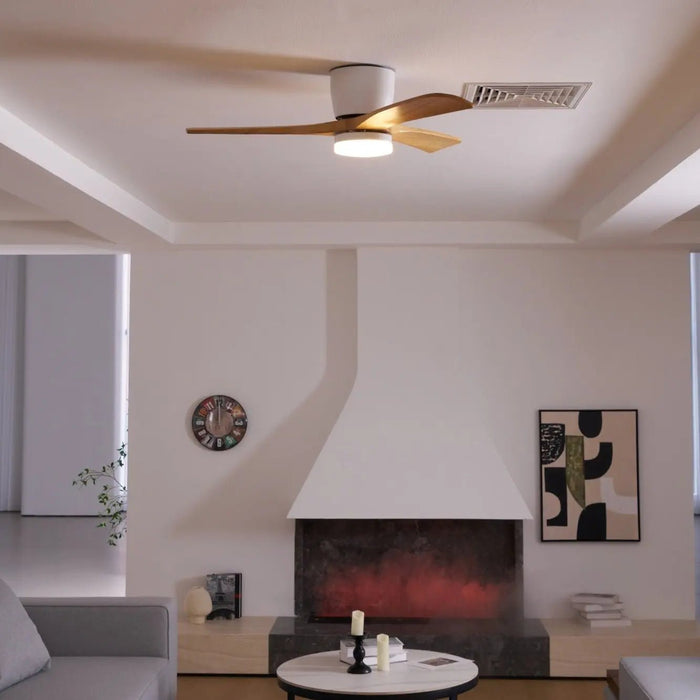 Nordic Wooden 42"/48" Ceiling Fan Light - Simprolos