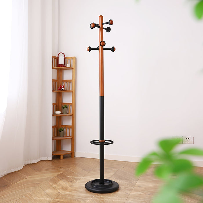 Nordic Wooden Coat Rack - Simprolos