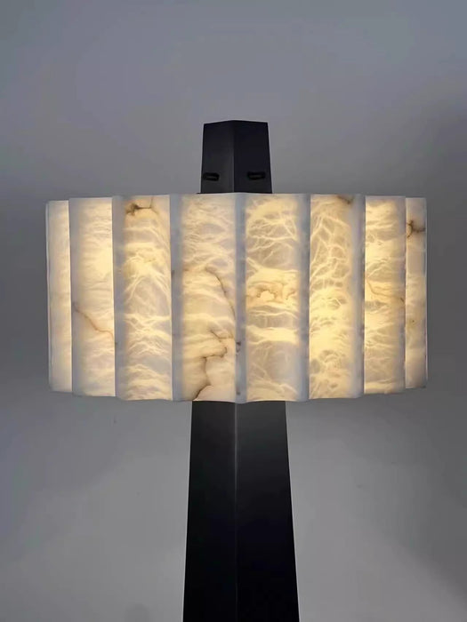 Obelisk Alabaster Floor Lamp - Simprolos