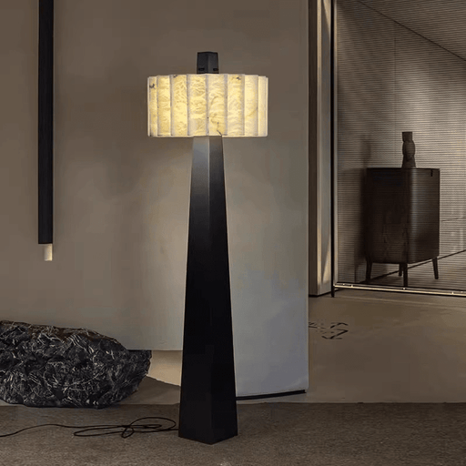 Obelisk Alabaster Floor Lamp - Simprolos
