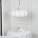 Oblate Silk Pendant Lamp - Simprolos