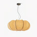 Oblate Silk Pendant Lamp - Simprolos