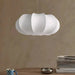 Oblate Silk Pendant Lamp - Simprolos