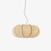 Oblate Silk Pendant Lamp - Simprolos