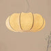 Oblate Silk Pendant Lamp - Simprolos