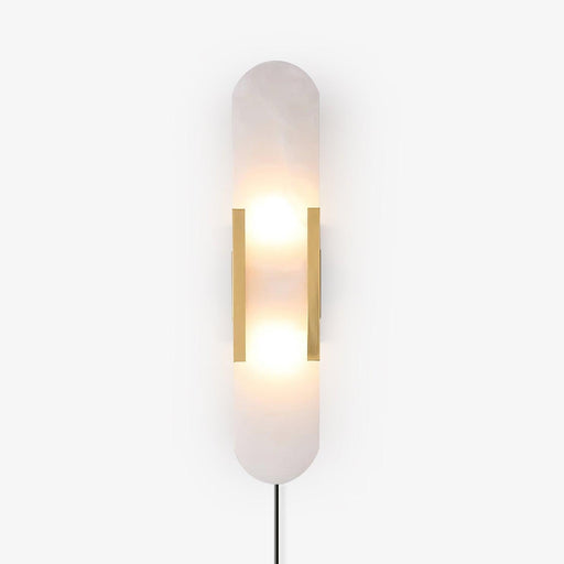 Oblong Alabaster Plug - in Wall Sconce - Simprolos