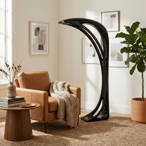 Obsidian Curve Floor Lamp - Simprolos