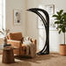 Obsidian Curve Floor Lamp - Simprolos