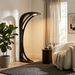 Obsidian Curve Floor Lamp - Simprolos
