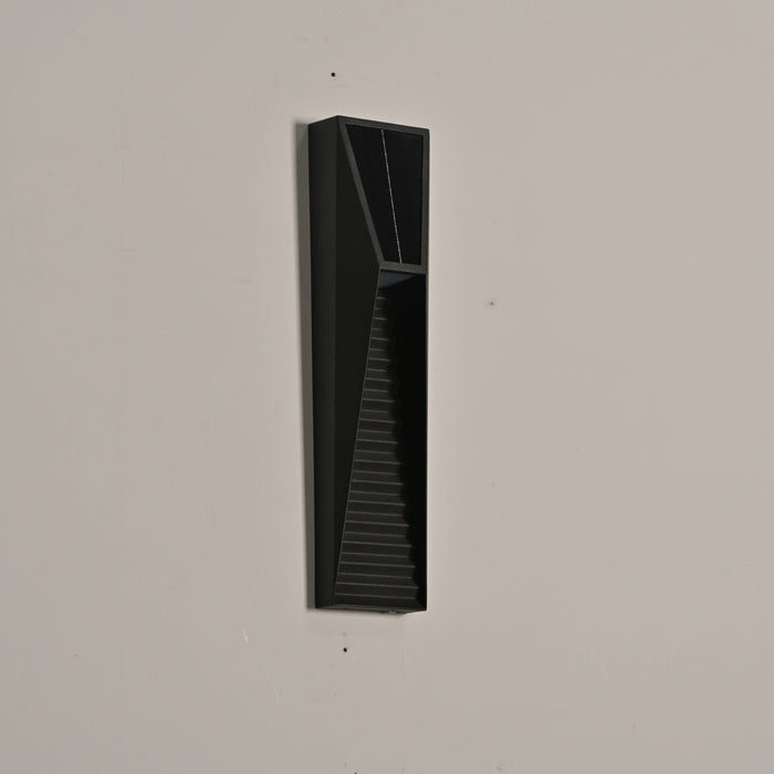 Obsidian Path Solar Outdoor Wall Light - Simprolos
